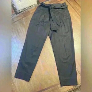 Anthropology Cartonnier dress pants with bow belt. High waisted.